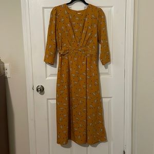 Anthropologie (Louche) dress with llamas and with pockets